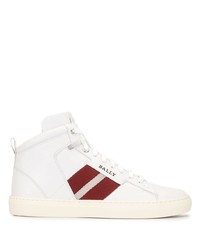 Bally Hedern Striped Band High Top Sneakers