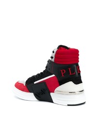 Philipp Plein Panelled High Top Sneakers