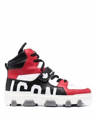 DSQUARED2 Panelled High Top Sneakers