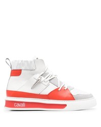 Roberto Cavalli Tiger Tooth High Top Sneakers