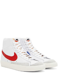 Nike White Blazer Mid 77 Vintage High Top Sneakers