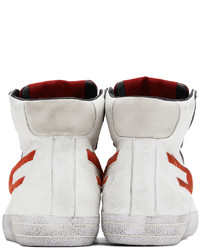 Diesel White Red S Leroji Sneakers