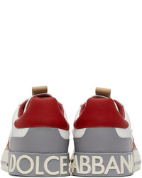 Dolce & Gabbana Custom 2zero Calfskin Low Top Sneakers