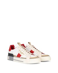 Dolce & Gabbana Custom 2zero Panelled Low Top Sneakers