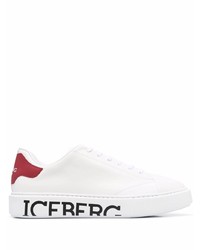 Iceberg Lace Up Leather Sneakers