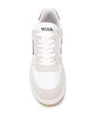 MSGM Logo Panel Low Top Trainers