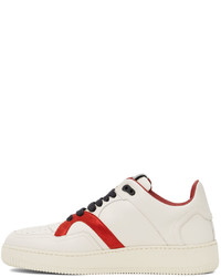 Human Recreational Services Off White Red Mongoose Low Sneakers