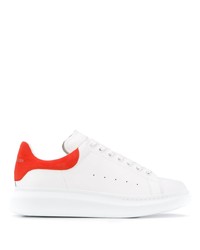 Alexander McQueen Oversized Logo Print Low Top Sneakers