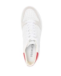 Premiata Quinn Perforated Detail Low Top Sneakers