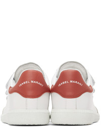 Isabel Marant Red Bethy Classic Sneakers