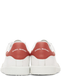 Isabel Marant Red Brycy Classic Sneakers