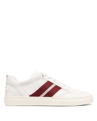 Bally Stripe Detail Calf Leather Sneakers