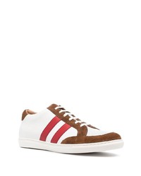 Eleventy Stripe Detail Lace Up Sneakers