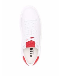 MSGM Two Tone Low Top Sneakers