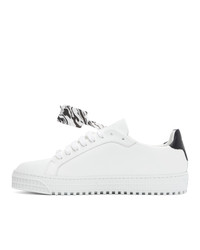 Off-White White And Red Arrows Sneakers