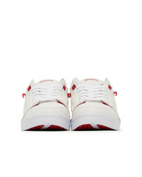 Mastermind World White And Red Gravis Edition Tarmac Mmj Sneakers