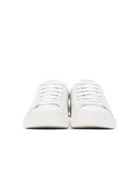 Gucci White And Red Interlocking G New Ace Sneakers