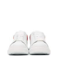 Alexander McQueen White And Red Oversized Sneakers