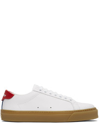 Burberry White Rangleton Low Sneakers