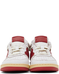 Rhude White Red Rhecess Low Sneakers