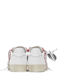 Off-White White Red Vulcanized 50 Sneakers