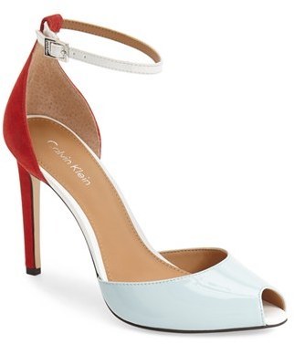 Calvin Klein Sirena Ankle Strap Pump, $118 | Nordstrom | Lookastic