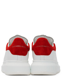 Alexander McQueen White Red Double Sole Sneakers