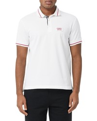 White and Red Polo