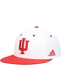 adidas White Indiana Hoosiers On Field Baseball Fitted Hat At Nordstrom