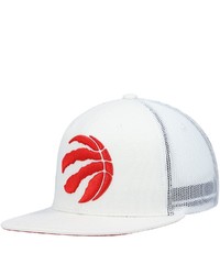 Mitchell & Ness White Toronto Raptors Cool Down Trucker Snapback Hat At Nordstrom
