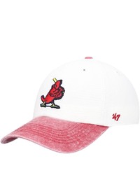 '47 Whitered St Louis Cardinals Apollo Two Tone Cleanup Snapback Hat At Nordstrom