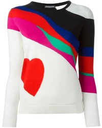 Alexander McQueen Heart Intarsia Sweater