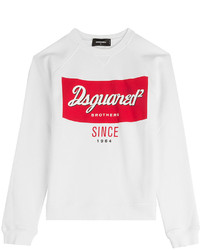 DSQUARED2 Printed Cotton Sweatshirt