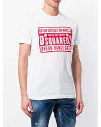 DSQUARED2 Break Dance Crew Print T Shirt