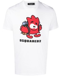 DSQUARED2 Cartoon Logo Print T Shirt