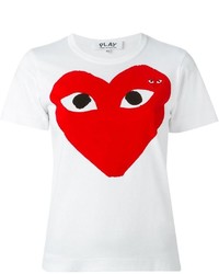 Comme des Garcons Comme Des Garons Play Heart Print T Shirt