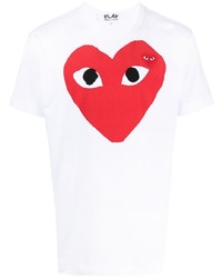 Comme Des Garcons Play Comme Des Garons Play Heart Logo Jersey T Shirt