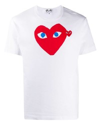 Comme Des Garcons Play Comme Des Garons Play Heart Logo T Shirt