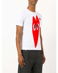 Comme des Garcons Comme Des Garons Play Heart Print T Shirt