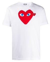 Comme Des Garcons Play Comme Des Garons Play Heart Print T Shirt