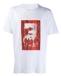 Neil Barrett Contrast Print T Shirt