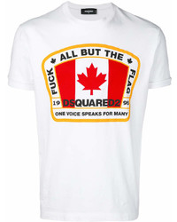 DSQUARED2 Flag Print T Shirt