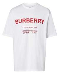 red and white burberry shirt