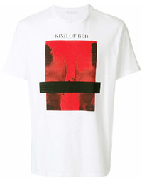Neil Barrett Kind Of Red Printed T Shirt