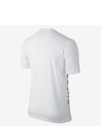 Nike Men's Dri-fit Lebron Lion Strive T-shirt In White