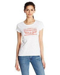 Levi's Crew Neck Two Horse Pull Logo T Shirt