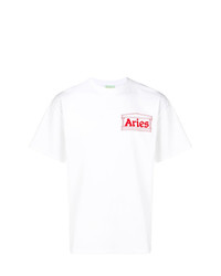 Aries Logo Crewneck T Shirt