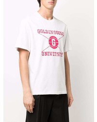 Golden Goose Logo Print Cotton T Shirt