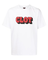 Clot Logo Print Cotton T Shirt