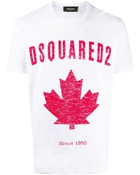 DSQUARED2 Logo Print Crew Neck T Shirt